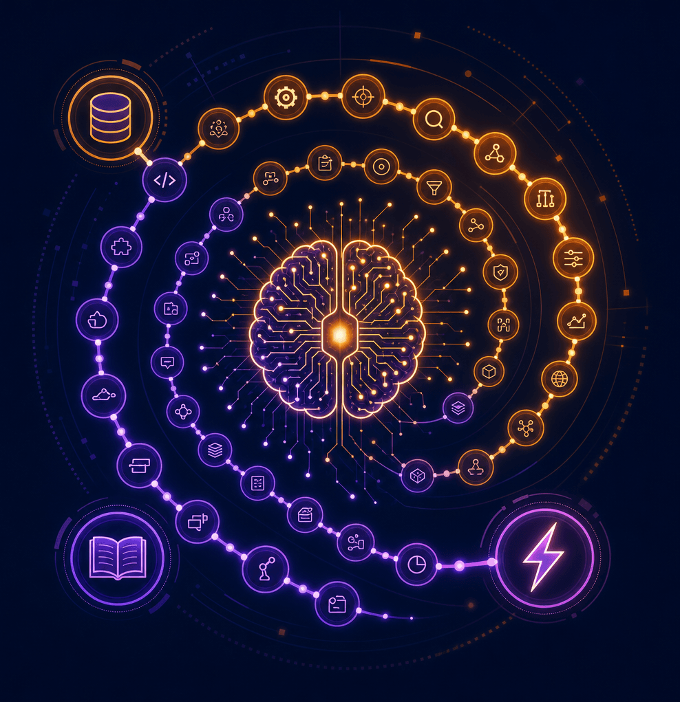 How Foreman AI chains 75 actions in one prompt - technical architecture