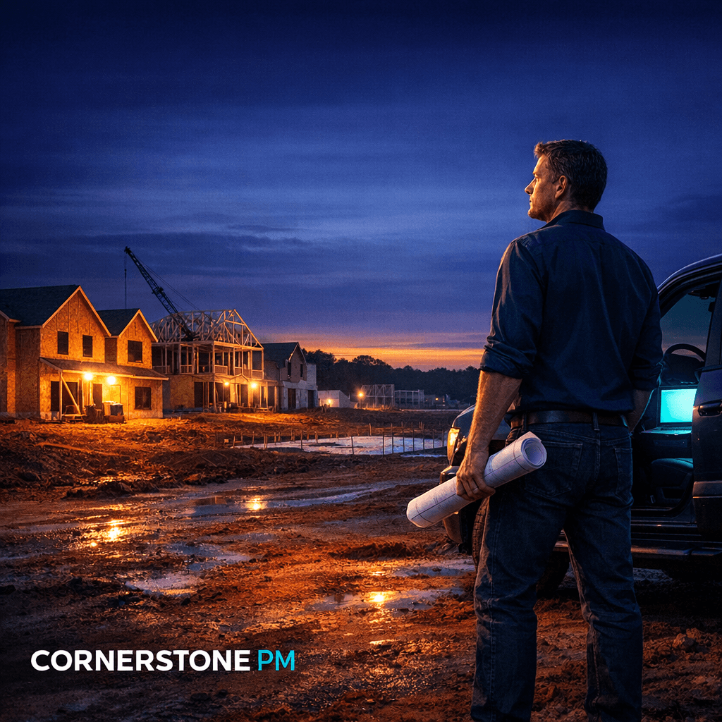 Home builder reviewing the NEWSTAR implementation cost breakdown for residential construction software